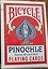 1 Deck Bicycle Pinochle Red Regular Index 